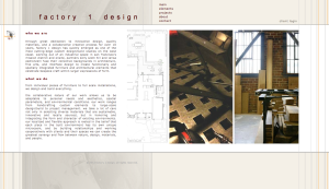 Bio page for design firm
